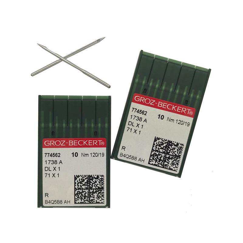 Groz Beckert Needle 120/19 1738A R | Midwest Textiles & Supplies